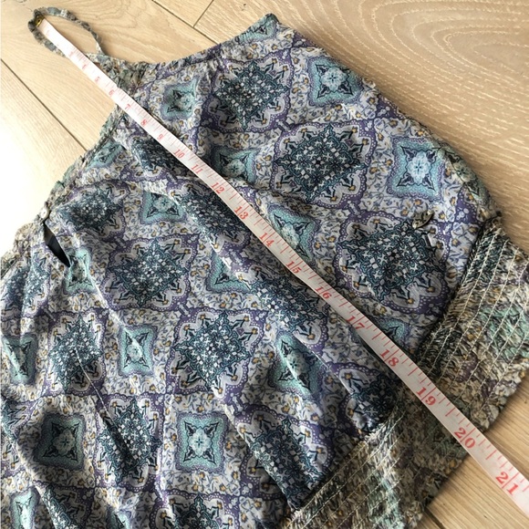 American Eagle Outfitters Boho Chiffon Camisole Top in Blue Size M - Picture 10 of 12